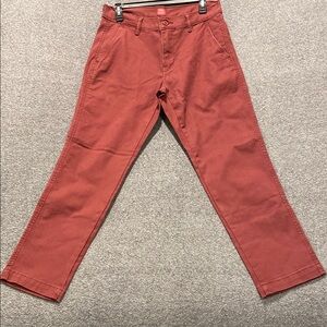 Men’s Levi Rust Red Casual Pants